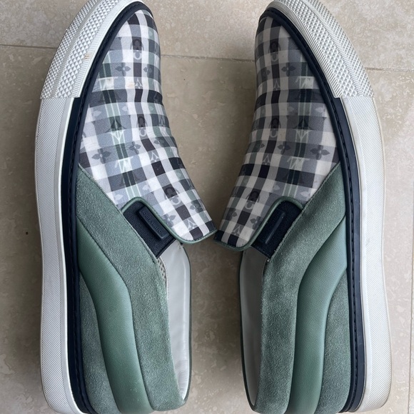LOUIS VUITTON  Green Monogram Twister Slip-On Sneaker - Picture 6 of 15